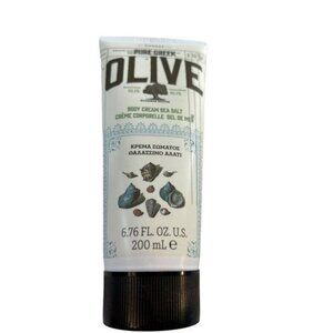 Pure Greek Olive Body Cream Sea Salt 6.76 oz New